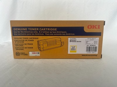 OKI 45396221 YELLOW GENUINE TONER CARTRIDGE FOR MSP3537 & MPS4242 SERIES