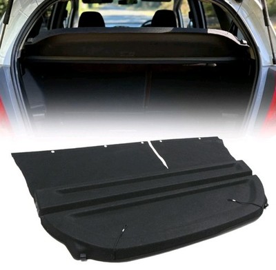 Retractable Rear Parcel Shelf Boot Load Cover Blind For Honda Jazz 2008-15 Black