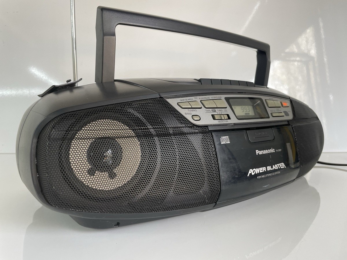 Panasonic RX-DS27 Power Blaster Boombox Radio Cassette CD Tested