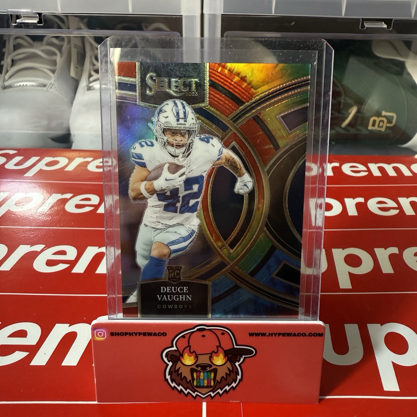 Deuce Vaughn 2023 Panini Select Rookie Premier Tie Dye Prizm /25 RC #128