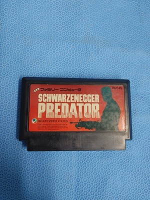 Nintendo Famicom Schwarzenegger Predator Japan Pack-In-Video Co 1987 PAC-PL