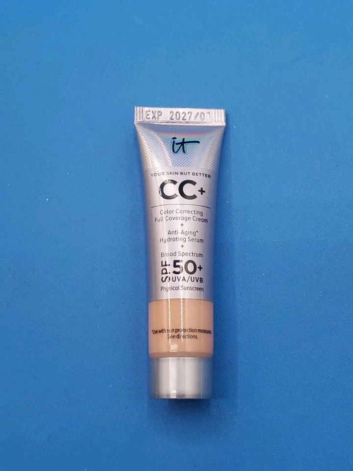 IT Cosmetics CC Full Coverage Cream SPF50 Light Medium 0.406 fl oz 12 mL - Image 2 of 4