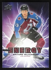 2019-20 Upper Deck #PE-18 Nathan MacKinnon Pure Energy Card 