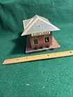 Vintage Marx Metal Girard Train Station Parts — photo 4