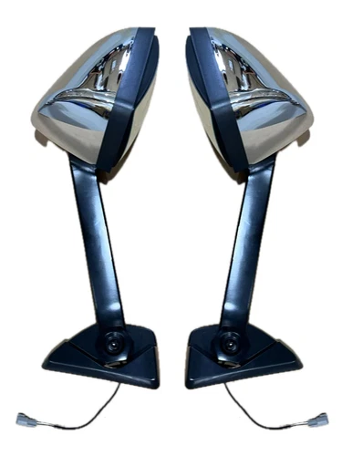 Replacement Chrome Hood Mirror Pair Left&Right Side for Mack Anthem 2017+