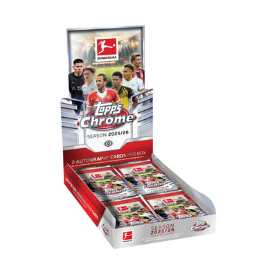 Topps Bundesliga Chrome 2025/26 Hobby Box 25/26 NEU OVP Sealed