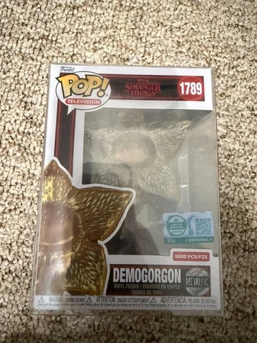 Funko Pop! Stranger Things Gold Demogorgon Metallic #1789 Limited 9500