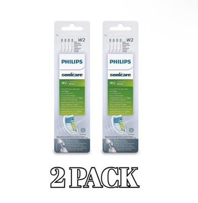 Philips Genuine Sonicare Optimal White Replacement Brush Heads 2PCK W2 total 8ct