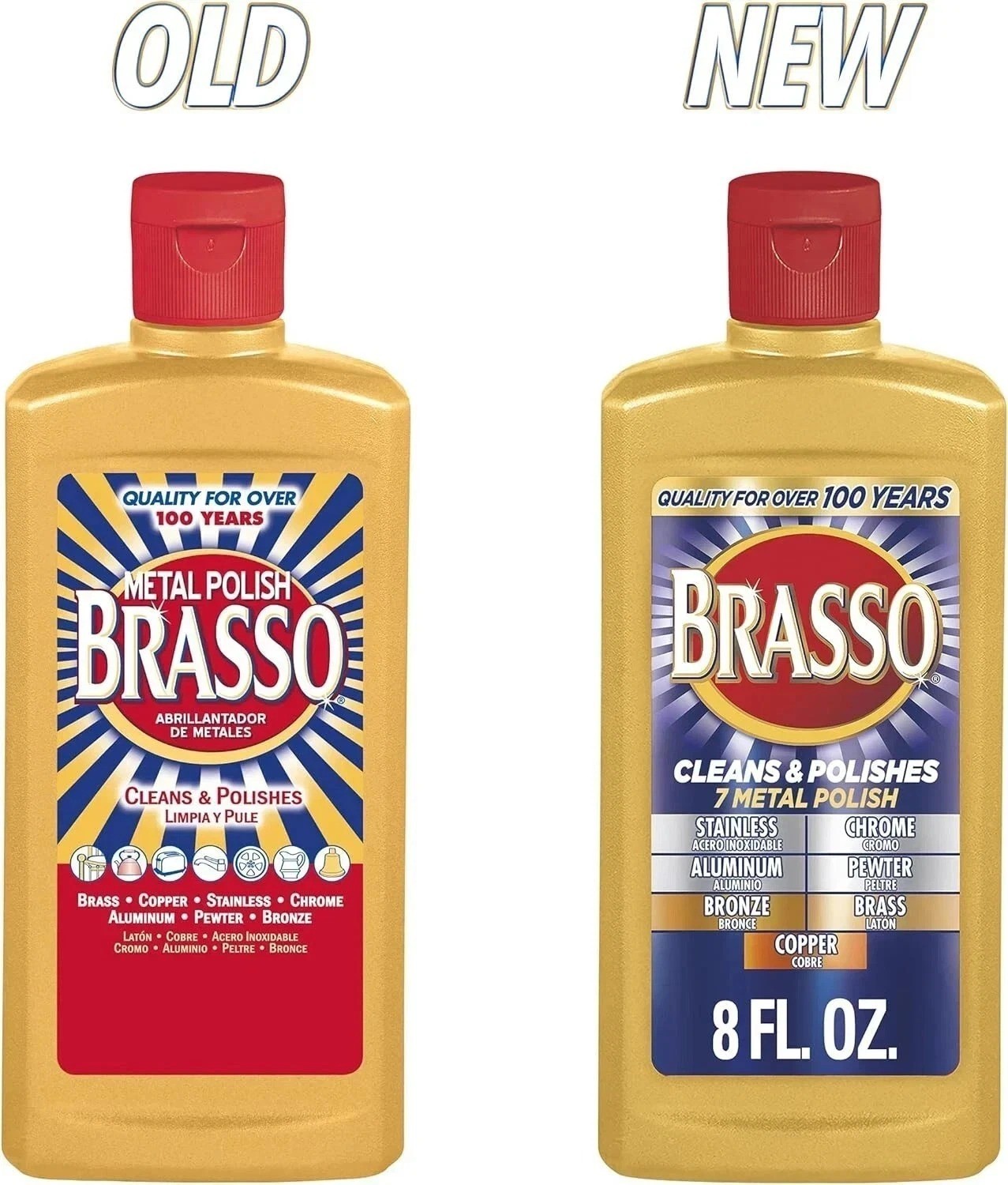 NEW Brasso-2660089334 Multi-Purpose Metal Polish, 8 oz(FAST SHIPPING)