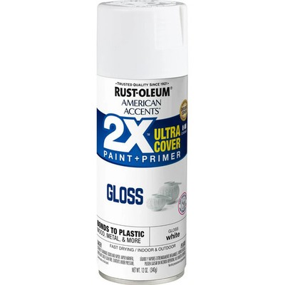 Rust-Oleum American Accents 2X Ultra Cover Spray Paint, 12oz, 120+ Colors