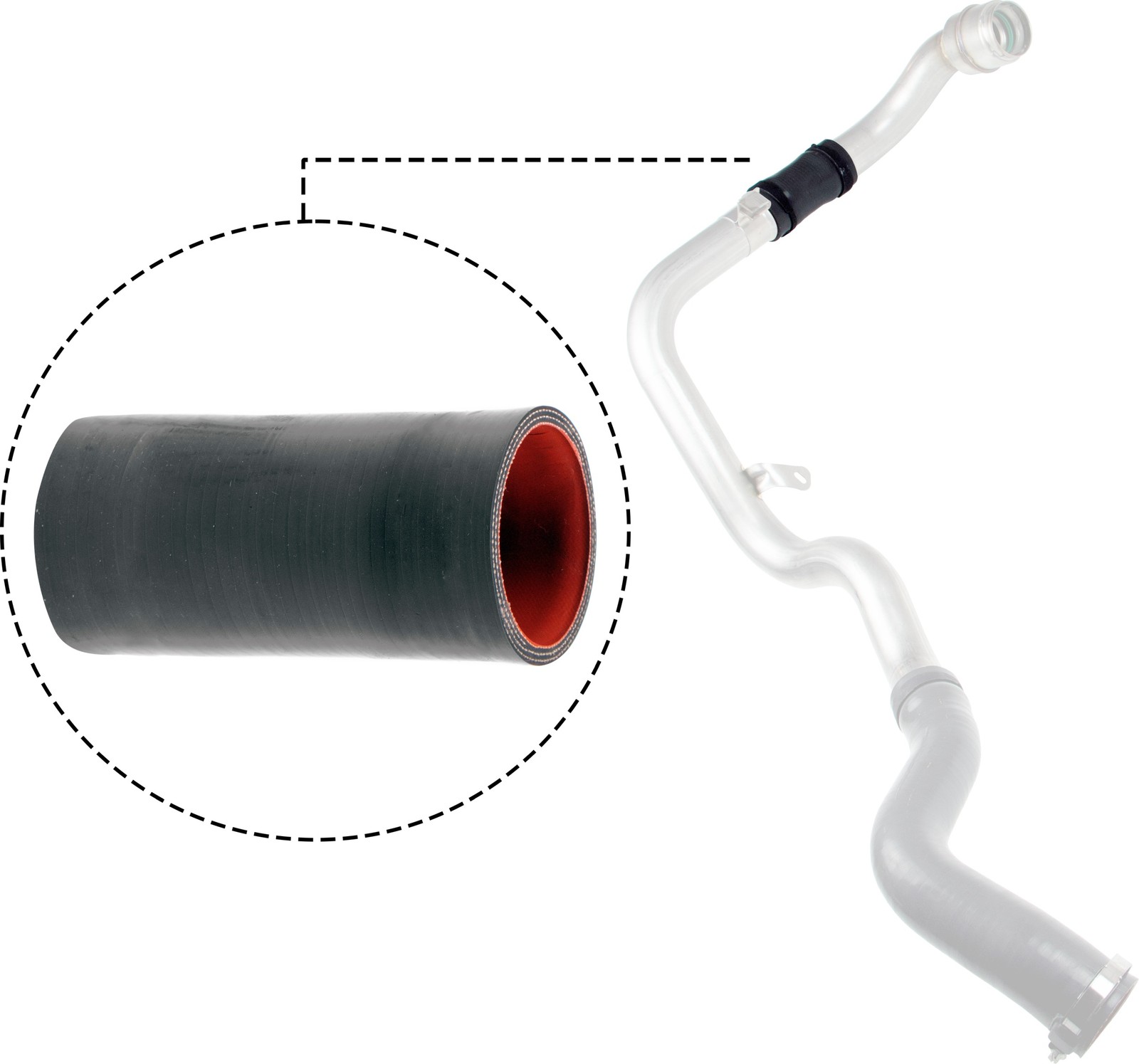 GATES-OE 09-1307 Charge Air Hose for DACIA,RENAULT