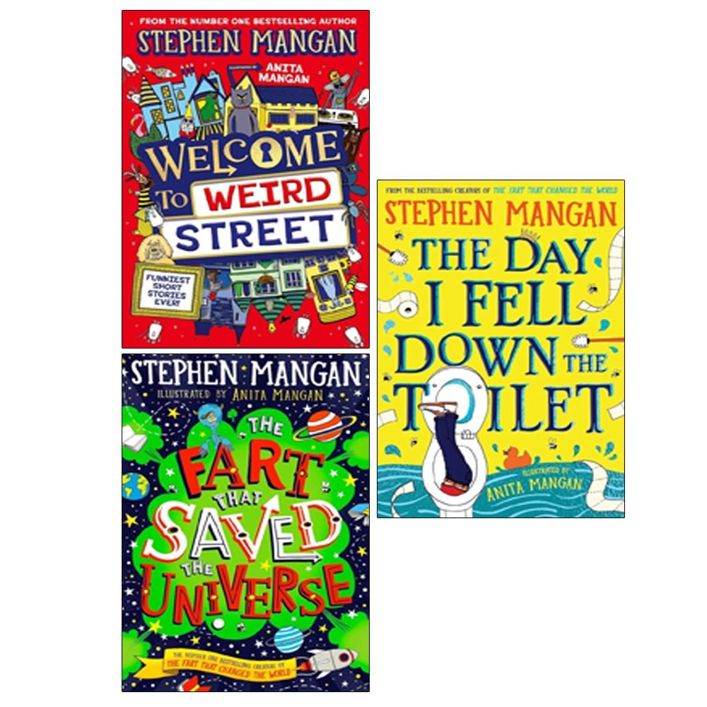 Stephen Mangan Collection 3 Books Set The Day I Fell Down the Toilet, Universe