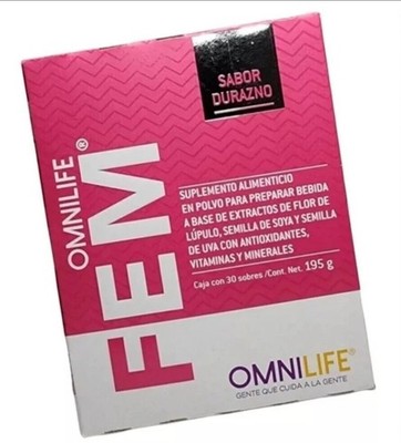fem omnilife vitaminas para Mujer sistema Hormonal origina oml Fem antioxdantes