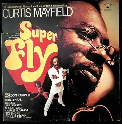 Curtis Mayfield SuperFly mit geformtem Cover Erstdruck DE 72 VG+/VG+