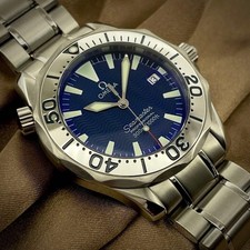 OMEGA Seamaster 300m Quartz 226380 Blue Dial SSBracelet Cal1538 Serviced Watch