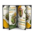 WeChef 5 Pack Menu Covers 8.5"x14" 6 Views Faux Leather Cafe Restaurant Bars — photo 3