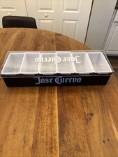 Jose Cuervo Official Bar Caddy / Condiment Tray - 6 Compartment