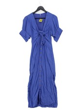 Free People Wrap Midi Dress XS in Blue