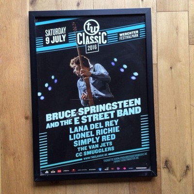 Bruce Springsteen & E Street Band TW Classic 2016 Werchter Festival Park Poster