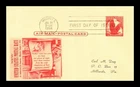 DR JIM STAMPS US FIRST DAY CARD AIR MAIL 5 CENT EAGLE