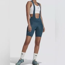 NWT Adidas Parley "Utility Green" Cycling Bib Bodysuit Shorts HM3159 Women's M