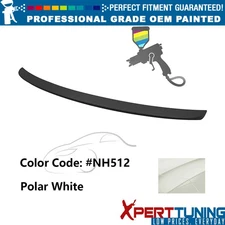 For 08-12 Honda Accord OE Style Painted #NH512 Polar White ABS Trunk Spoiler Lip