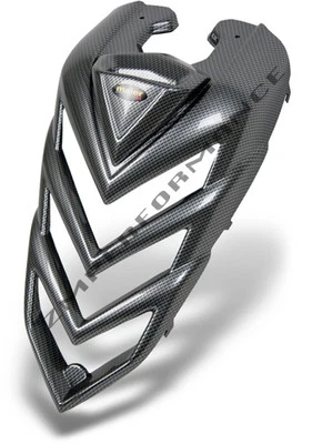 NEW YAMAHA RAPTOR 700 06 - 08 PLASTIC BLACK CARBON FIBER HOOD - Bild 1 von 2
