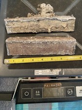 Soft Lead INGOT Bars Sinkers Reloading Crafts  6 Pounds Lot HH