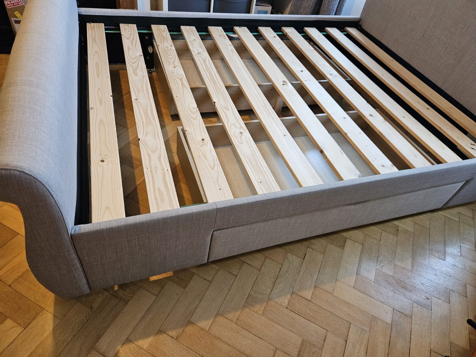 Dreams Lucia Grey/Silver Bed Frame with Storage (King Size) eBay
