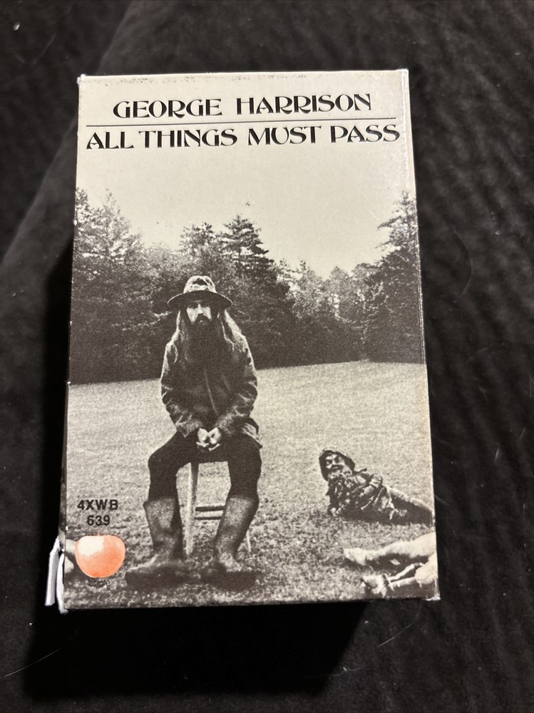 GEORGE HARRISON All Things Must Pass '70 Apple ORIGINAL 2 pack cassettes in box