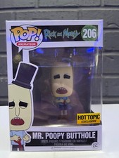 Funko Pop Animation 206 Rick and Morty Mr. Poopy Butthole Hot Topic Exclusive