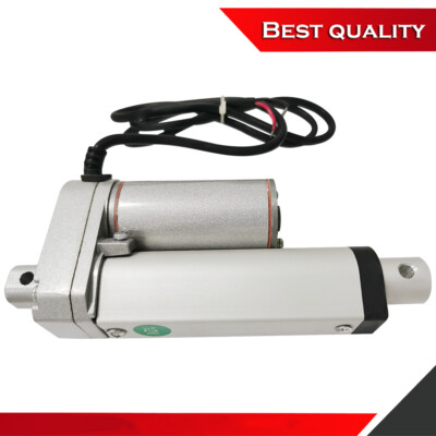 2 Inch Linear Actuator 12 Volt DC Heavy Duty Stroke 225lbs/1000N Max Lift Output