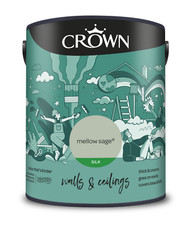 Crown Emulsion Paint Matt or Silk 2.5L–5L All Colours