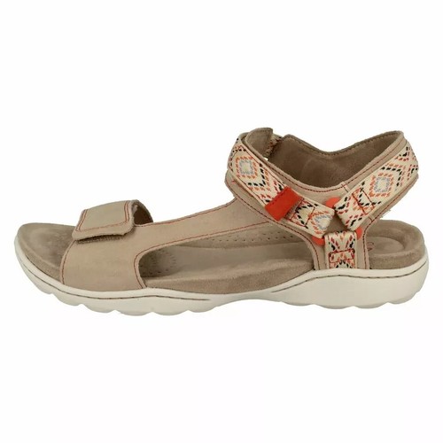 *VERKAUF* Damen Clarks Amanda Step Wildleder Flach Geh Sandalen - Picture 3 of 19
