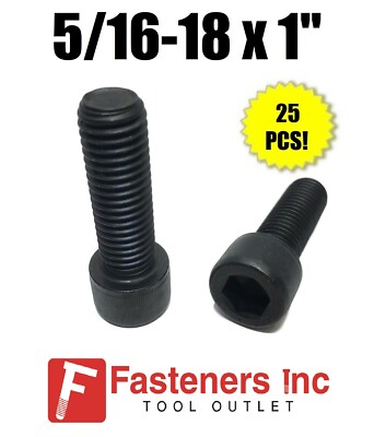 Hillman 5/16 In.-18 X 1 In. Socket-Head Cap Screws, 2-Pack At - Foto 12