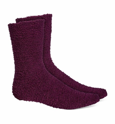 F174 Charter Club Red, Pink, Black or Burgundy Supersoft Fuzzy Cozy Socks - Picture 2 of 9