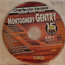 90293 MONTHGOMERY GENTRY          CHARTBUSTER  KARAOKE CDG RARE