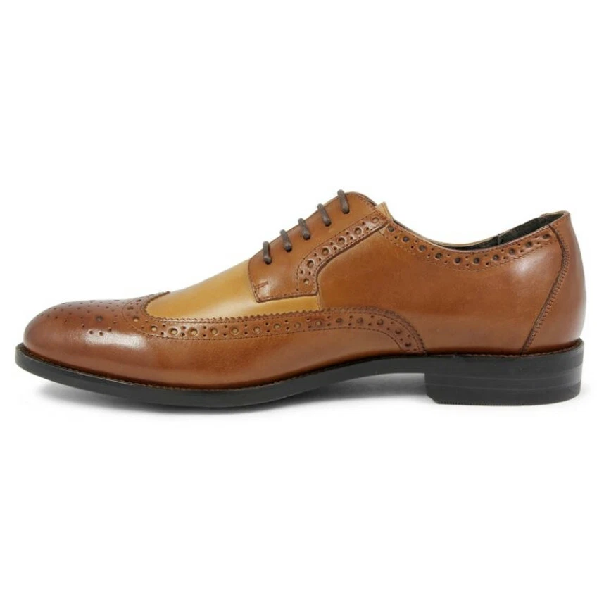 Stacy Adams GARRISON 24916 229 Mens Cognac Tan Leather Oxford