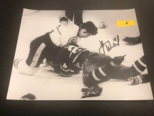 JOHN WENSINK SIGNED 8x10 BOSTON BRUINS AUTOGRAPHED PHOTO WHO'S NEXT LOT A