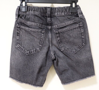 NWT Gap Black Denim Slim Pull On Shorts Size 14-16