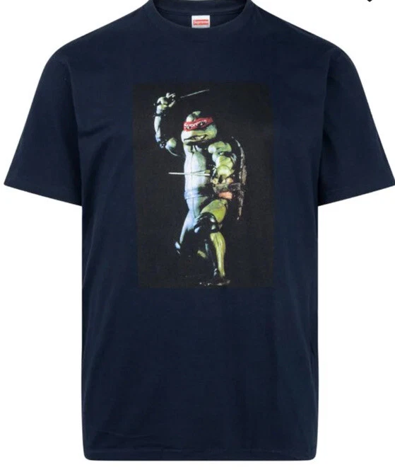 Supreme Teenage Mutant Ninja Turtle TMNT Raphael Tee Large Marine NEUF SS21