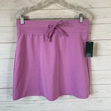 Wild Fable Womens Drawstring Knit Short Skirt Size Medium Pink Poly/Rayon New