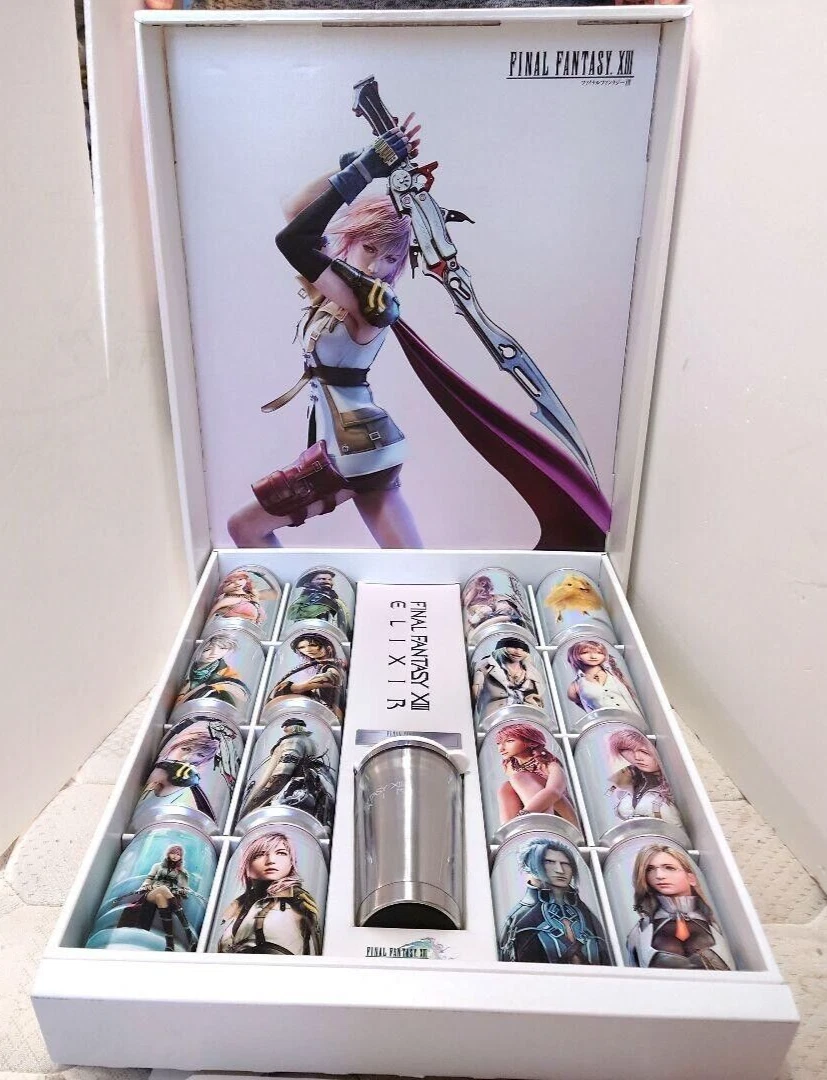 SQUARE ENIX Final Fantasy XIII Elixir Tumbler Potion Complete Box