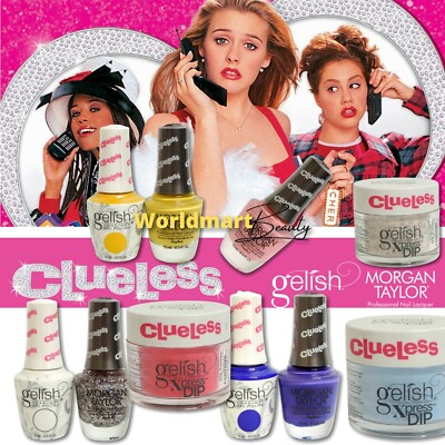 Gelish Gel Nail Polish CLUELESS SUMMER GelColor-Morgan Tayler-Dip Powder /Choose