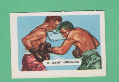 1945-47  Jack Dempsey  Kellog's All-Wheat  # 25 Boxing Card Nrmnt