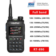 RT-890 Full Band Ham Radio Amateur 2 Way Radio 999CH Walkie Talkie AM Air Aviati