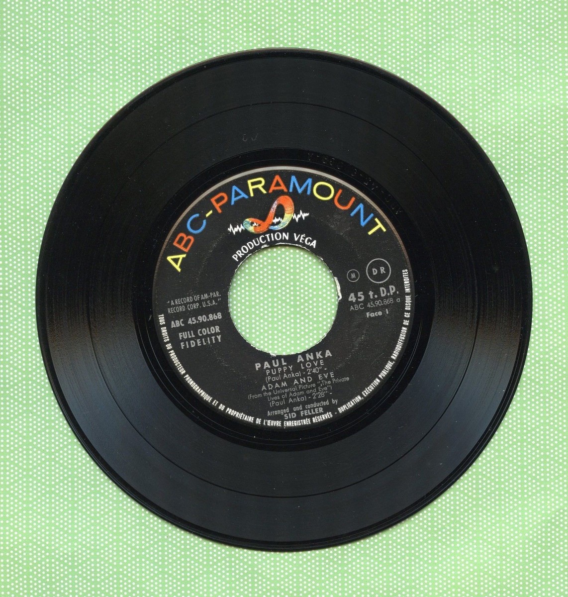 ポール•アンカ「パピー•ラヴ」（EPレコード） ポール•アンカ「パピー•ラヴ」（EPレコード） PAUL ANKA / Puppy