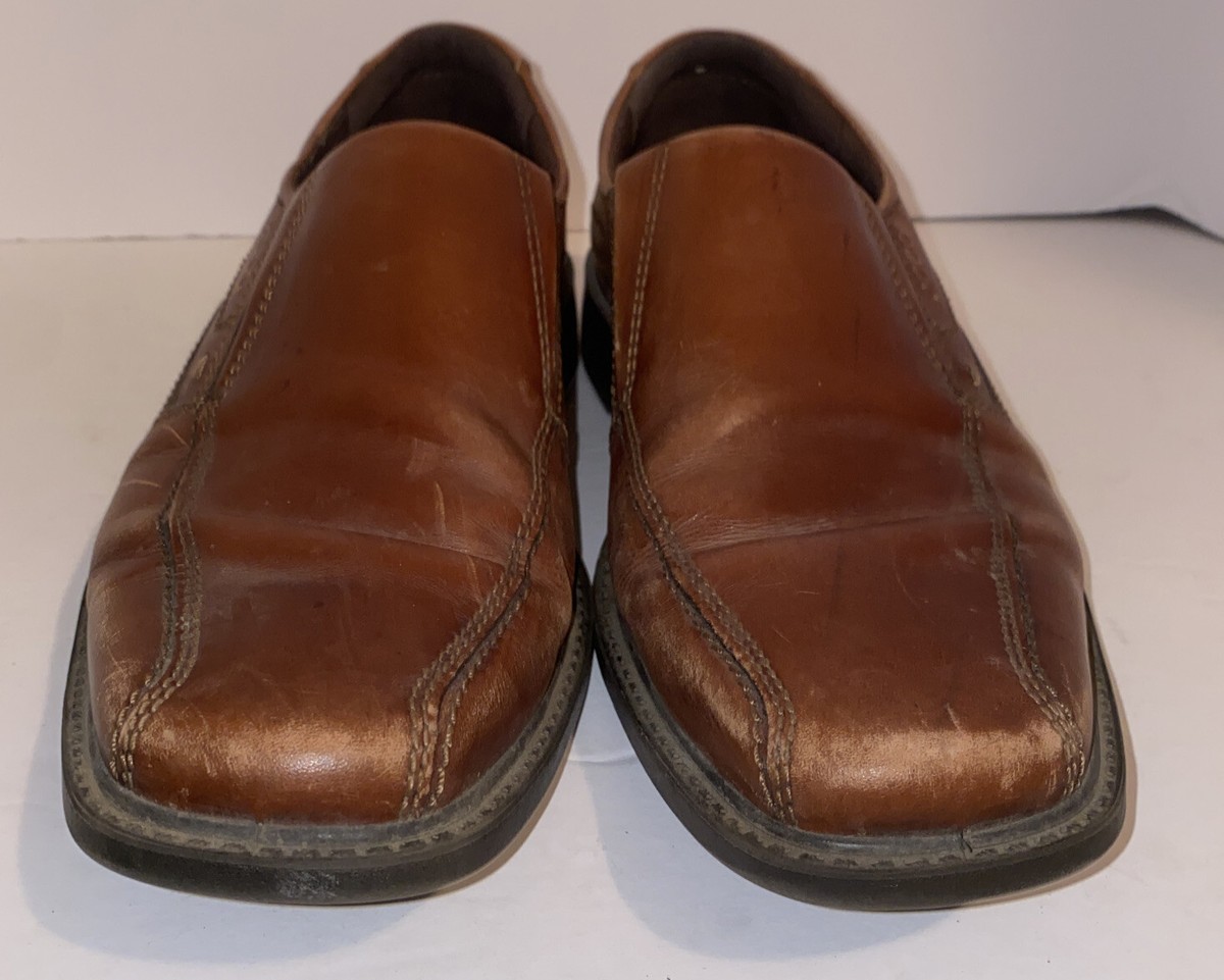 Ecco Leather‎ Slip On Flats Loafers Men\'s EU 43 Brown 523304-01014-  main image 3