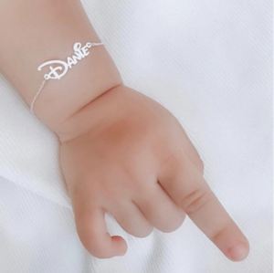 custom name baby bracelet