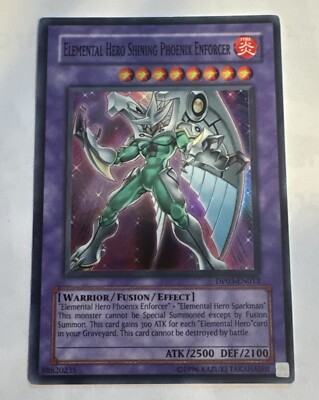 Elemental Hero Shining Phoenix Enforcer Super Rare Yugioh Card DP05-EN013